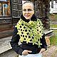 Палантин "Цветочный вальс". Палантины. Мастерица Мирослава. Ярмарка Мастеров.  Фото №6