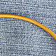 Шнурок кожаный 3,0мм желтый, перламутровый, натуральный. Колье. Инна (mirshnurkov). Интернет-магазин Ярмарка Мастеров.  Фото №2