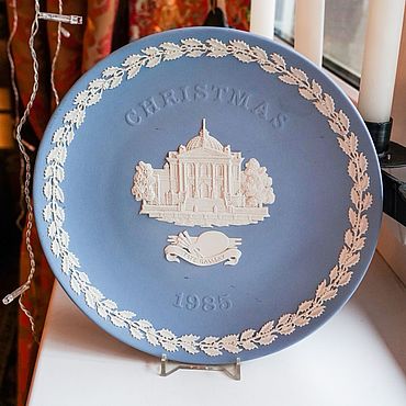 Винтаж ручной работы. Ярмарка Мастеров - ручная работа WEDGWOOD рождественская тарелка 1985 год, Англия. Handmade.