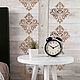 Трафарет для мебели Дамаск "Эрмитаж". Декоративные панели. Eywa Deco. Ярмарка Мастеров.  Фото №4