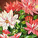 Paintings with flowers and fruits Dahlias oil. Pictures. Zabaikalie. My Livemaster. Фото №6