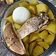 Винтаж: Чугунок эмалированный цветной. Кухонная утварь винтажная. Сергей (мастерская 'Папакарлим'). Ярмарка Мастеров.  Фото №6
