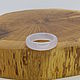 17 R-R Ring White translucent chalcedony (nkbphh172). Rings. Selberiya shop. My Livemaster. Фото №6