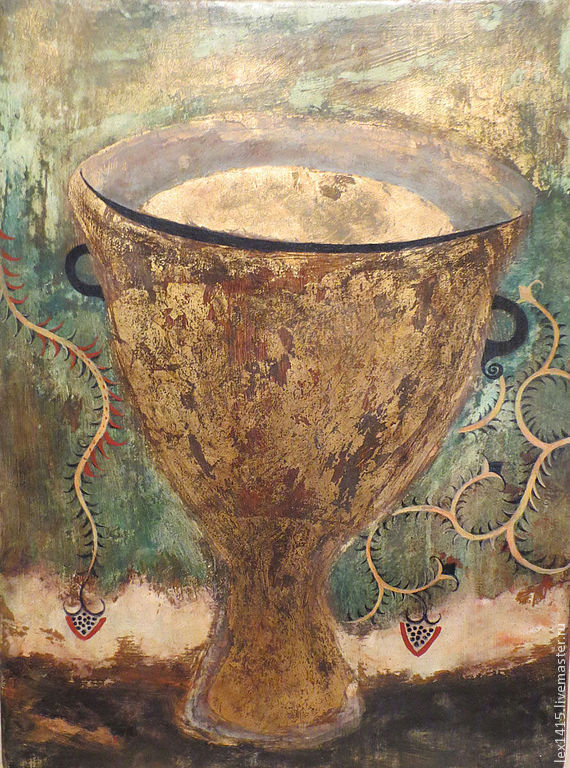 Слива в золотой вазе. Золотая ваза картины художников.