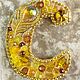 Заказать Брошь-буква (Т, С, Г, И). Ирина (jewelry). Ярмарка Мастеров. . Брошь-булавка Фото №3