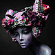 Copy of Unique handmade fantasy feather and flowers headdress, Carnival Hats, Moscow,  Фото №1