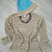 Одежда handmade. Livemaster - original item jacket summer openwork. Handmade.