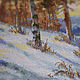  Moose in winter forest. Pictures. FavoriteStitch. My Livemaster. Фото №5