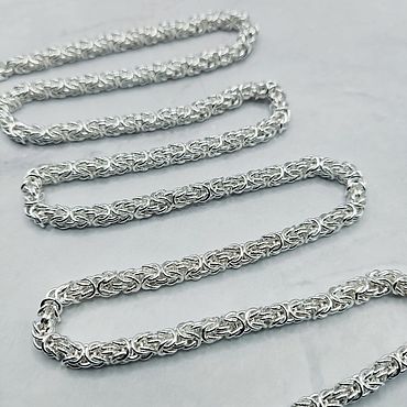  ручной работы. Ярмарка Мастеров - ручная работа Цепочка Лисий Хвост Серебро 925 проба. Handmade.