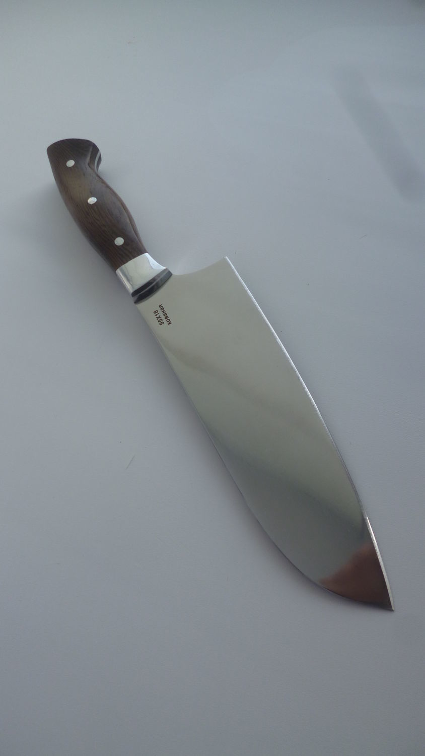 Kitchen knife 'Santoku' made of forged 95h18, Knives, Vyazniki,  Фото №1