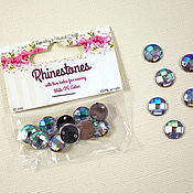 Материалы для творчества handmade. Livemaster - original item Rhinestones sewn, acrylic 10 mm, 10 PCs. Handmade.