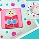 Для девочек развивающие карточки из фетра. Кубики и книжки. Елена Гриппа (fetrushki-elenagrippa). Ярмарка Мастеров.  Фото №4