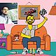 Портрет в мультяшном стиле на заказ:Simpsons, Family Guy, Bobs Burgers, Иллюстрации, Санкт-Петербург,  Фото №1