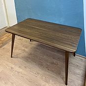 Столы: Письменный стол из массива дуба Ritmo в тонировке темный орех
