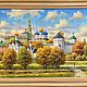 Картина маслом на холсте «Троице-Сергиева Лавра осенью»  50х70, Картины, Москва,  Фото №1