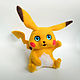 felt toy: Pokemon Pikachu. Felted Toy. Nika Yakicheva. My Livemaster. Фото №4