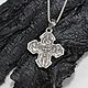 Order Male-female cross made of 925 sterling silver HH0066. Sunny Silver. Livemaster. . Cross Фото №3