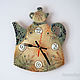 Ceramic clock 'Tea time'(4), Watch, Severobaikalsk,  Фото №1