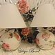 Table lamp ' Roses-Shabby-Chic '(white 1pc). Table lamps. Liliya Bond. Decoupage (DolceVita). Online shopping on My Livemaster.  Фото №2