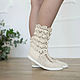 Half boots summer 'Lin'. High Boots. KnittedBoots. Online shopping on My Livemaster.  Фото №2