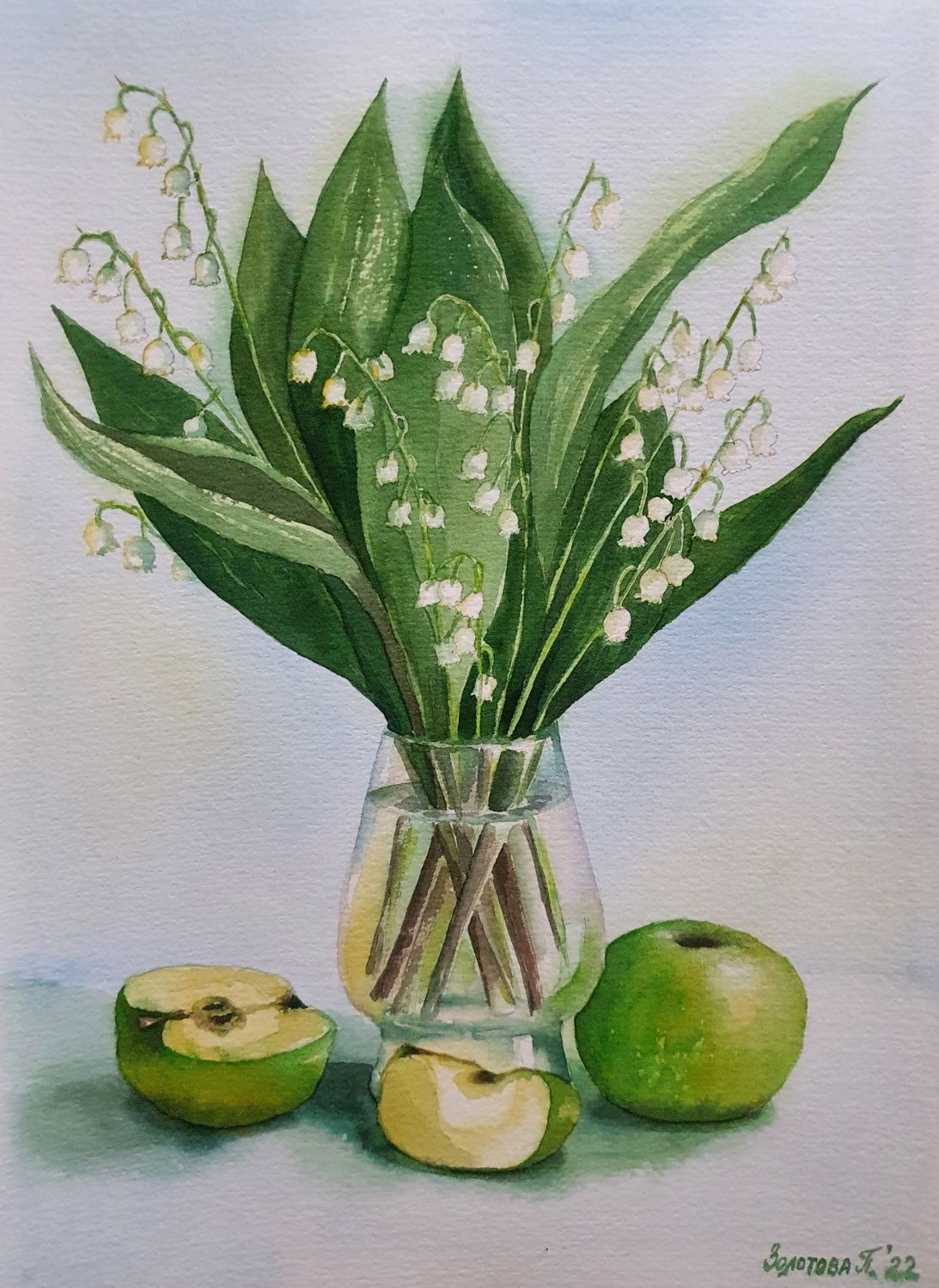 Картина акварелью Ландыши натюрморт в интернет-магазине на Ярмарке ...