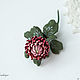 Mini brooch leather Clover for good luck. Decoration leather. Brooches. lanssveta. My Livemaster. Фото №5