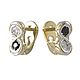 Pendientes de oro 'prima' con diamantes, Earrings, Moscow,  Фото №1