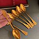 A set of teaspoons of the USSR vintage. Vintage kitchen utensils. *¨¨*:·.Vintage Box.·:*¨¨*. Online shopping on My Livemaster.  Фото №2