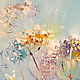 Order Painting with delicate flowers. Painting with airy flowers in the hall. Zabaikalie. Livemaster. . Pictures Фото №3