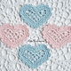 El corazón de azhurnoe de ganchillo. Scrapbooking Elements. Natalie crochet flowers. Ярмарка Мастеров.  Фото №4