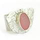 Ring with pink druzey' Romance'. Rings. Innocenti Jewelry. Online shopping on My Livemaster.  Фото №2