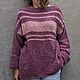 Order Soft long oversize Merino sweater with sequins. svetlana-sayapina. Livemaster. . Sweaters Фото №3