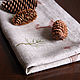 Linen napkin path on the table with a napkin, Swipe, Vladimir,  Фото №1