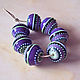 Полая бусина лэмпворк "Purple dream". Бусины. Natalia Korolyuk lampwork beads. Ярмарка Мастеров.  Фото №5