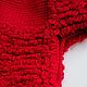 Knitted red hat with earflaps. Hat with ear flaps. lfrisa. My Livemaster. Фото №6