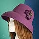 Клош ЛЮБИМЫЕ АСТРЫ ЕЕ ВЕЛИЧЕСТВА. Шляпы. Лидия Бондарева (Right Hats). Ярмарка Мастеров.  Фото №5