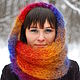 Снуд из английского мохера, Шарфы, Старый Оскол,  Фото №1