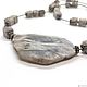 Necklace Silver. Jasper natural, architectural hardware silver plated. Necklace. The final touch. My Livemaster. Фото №5