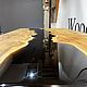 Стол-река из слэба капового карагача с эпоксидной смолой 150х80. Столы. WoodBroker. Интернет-магазин Ярмарка Мастеров.  Фото №2