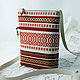 Bolso eslavo para Teléfono sobre el hombro Red Kedrinka, Crossbody bag, St. Petersburg,  Фото №1