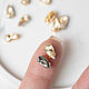 Заказать 5*10 мм. Стразы формы "Капля" Golden shade в оправе. 1 штука. Валерия (flowerbead). Ярмарка Мастеров. . Стразы Фото №3