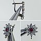 1173 Schwenzas with sparkling cubic zirconia and silver coating. Schwenzy. RuFurnitura (FurnituraRF). My Livemaster. Фото №6