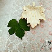 Посуда handmade. Livemaster - original item Candy bowl made of wood carved fruit vase Grape Leaf 3D. Handmade.