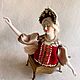 Паричковая half doll в русском стиле Краса. Интерьерная кукла. Таша и ее Крылатый зай. Ярмарка Мастеров.  Фото №4
