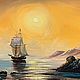 Картина море "Морской пейзаж" маслом. Картины. Оригинальные картины Ирины Козьминой (irinakozmina). Ярмарка Мастеров.  Фото №6