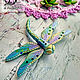 Author's brooch ' Dragonfly'. Brooches. lilacdreams (LilacDreams). My Livemaster. Фото №5