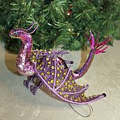 Для дома и интерьера handmade. Livemaster - original item Christmas toy Dragon. Handmade.