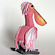 Soft toy, Pelican, felt toy, gift to a woman. Stuffed Toys. izergil. Online shopping on My Livemaster.  Фото №2
