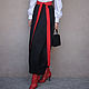 Long black balloon skirt, cotton skirt, Maxi skirt, Skirts, Vinnitsa,  Фото №1