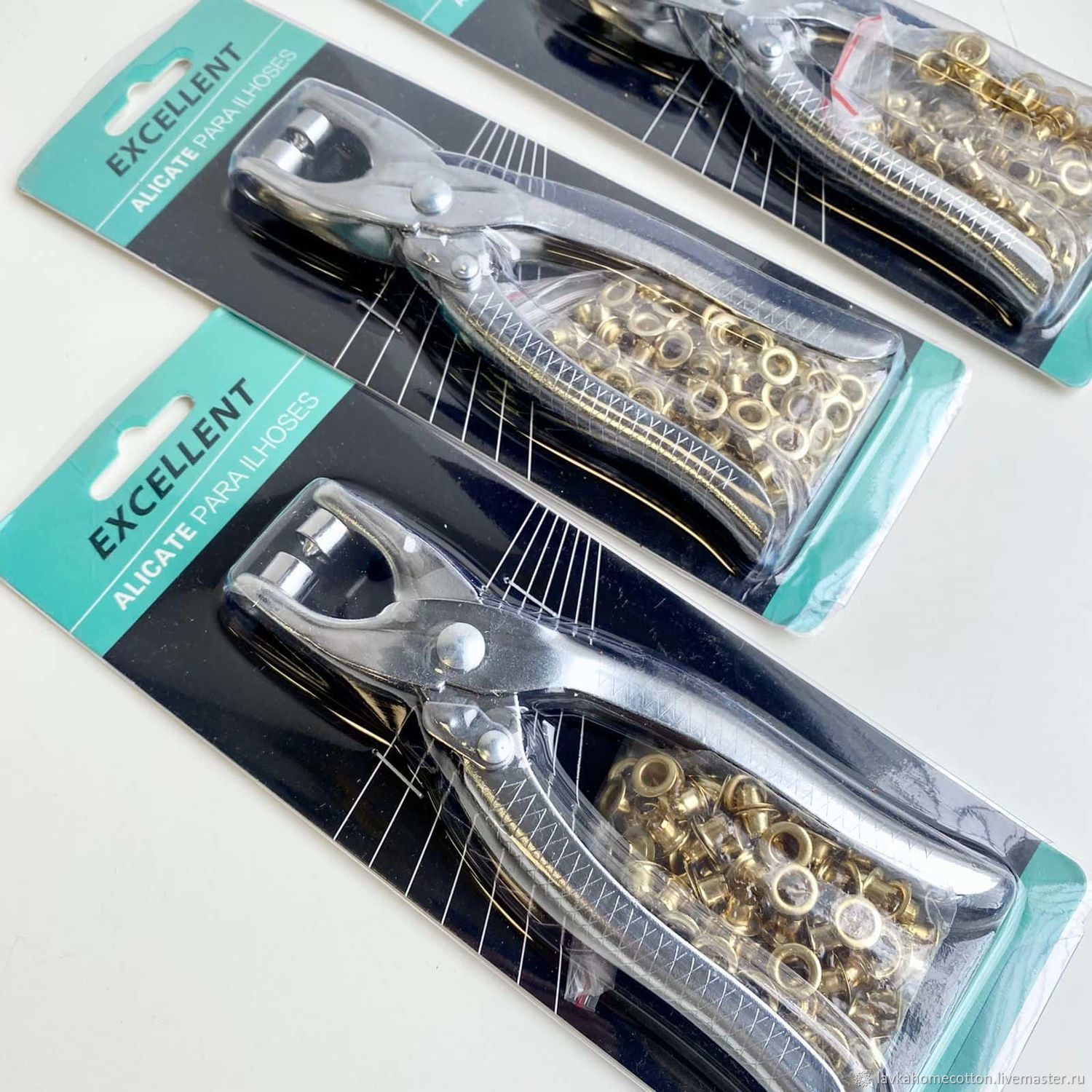 Установщик люверсов ручной с набором люверсов 100шт купить в интернет ...